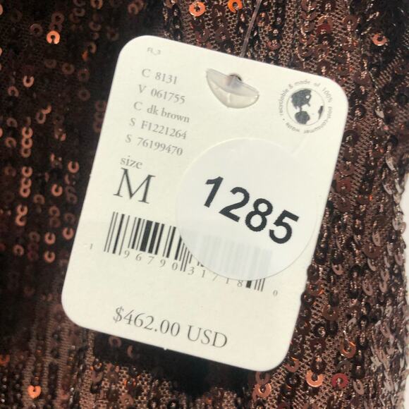 Free People X Saylor Womens Sylvana Stretch Sequin Jumpsuit Size M $462 - Picture 15 of 15